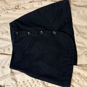 BDG Charcoal Button-Up Skirt